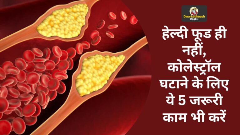 हेल्दी फूड ही नहीं, कोलेस्ट्रॉल घटाने के लिए ये 5 जरूरी काम भी करें, वरना मेहनत बेकार हो सकती है!